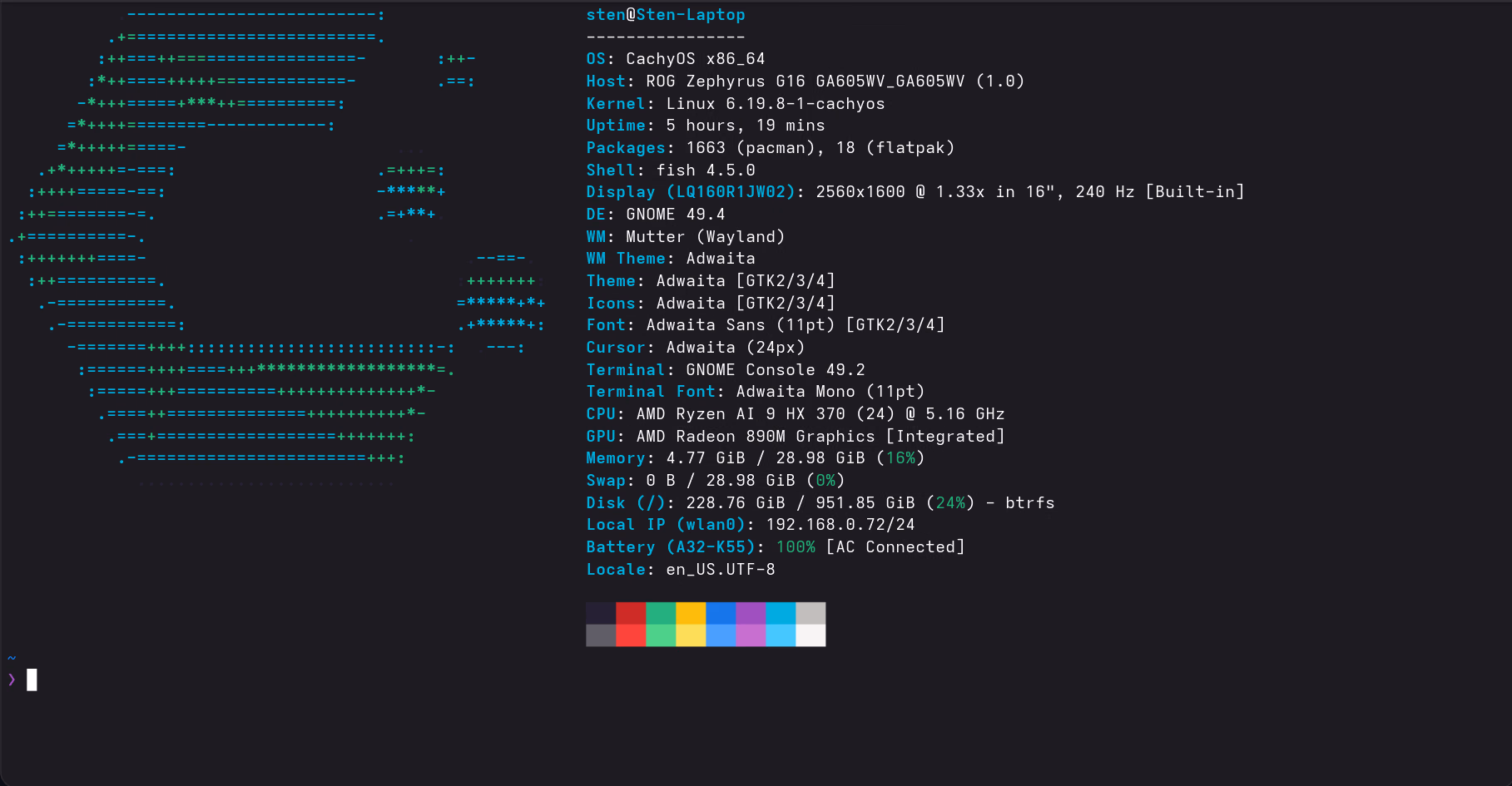 System information overview