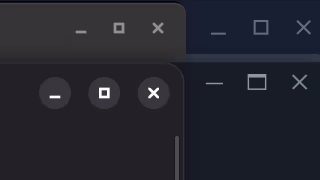 Example of how the new GNOME windows look